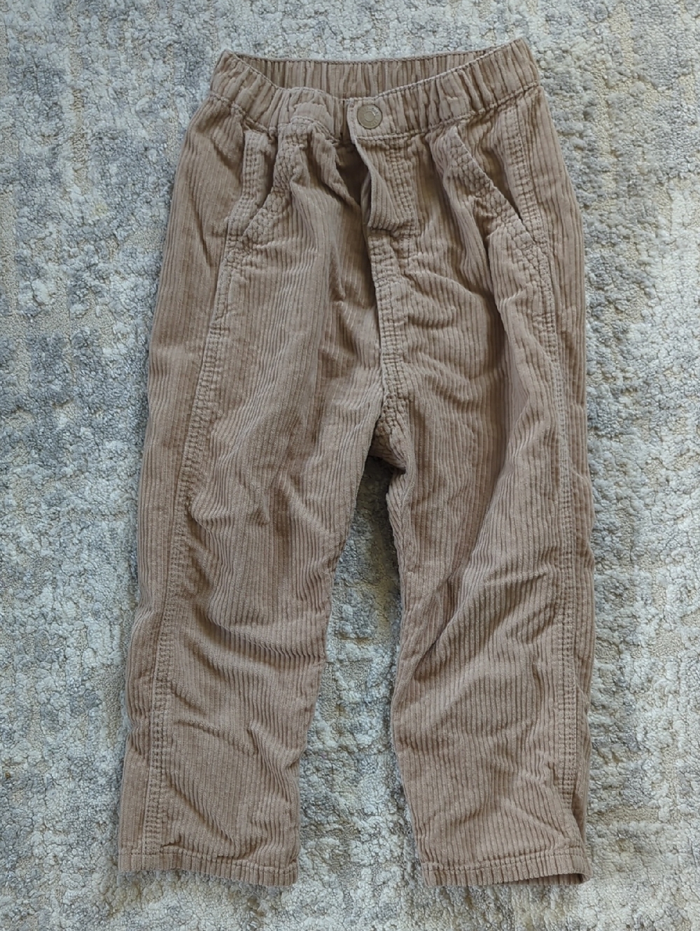 H&M Khaki Corduroy Pull-On Pants Size 4T